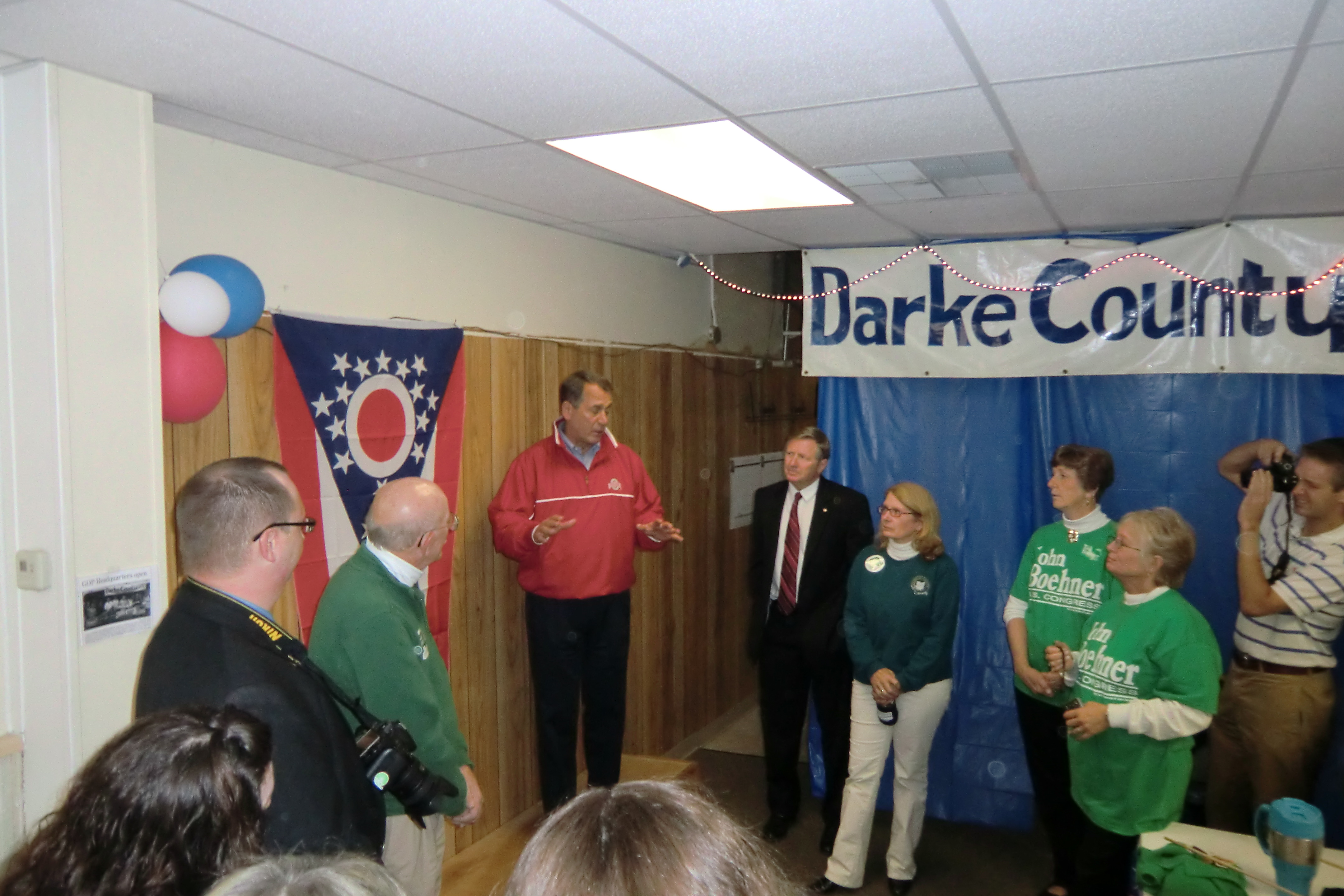 John speaks to Darke county residents