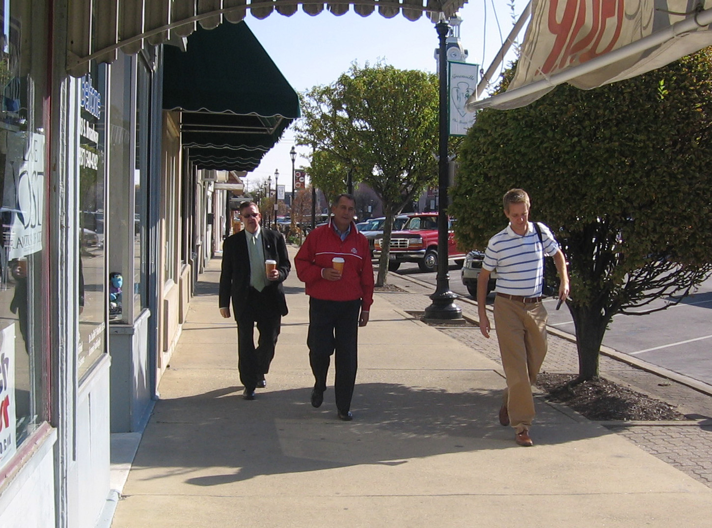 Boehner gets coffee